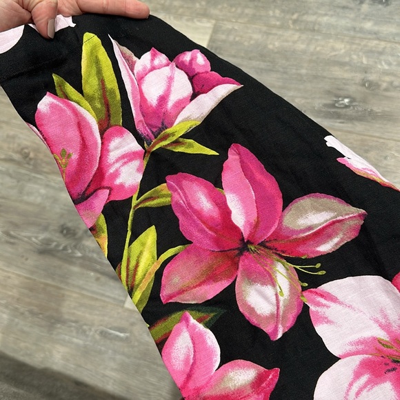 Rayon/Linen Pocket Wide Leg - Picture 9 of 10